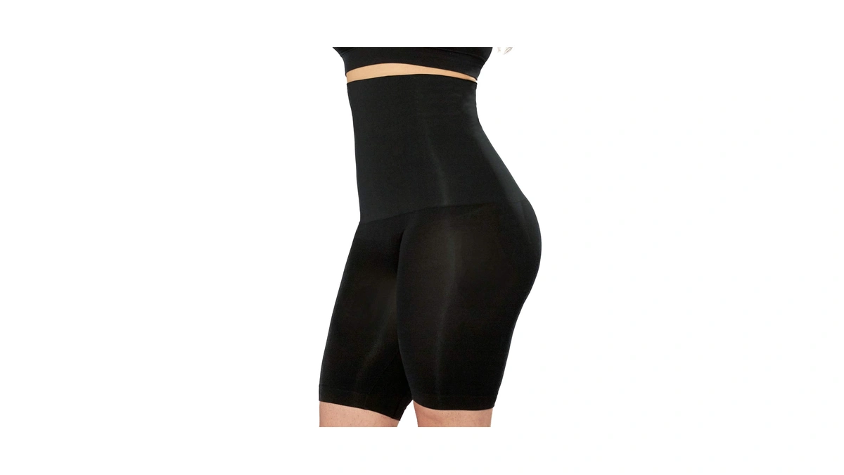 Shapermint Shapewear For Women - High-waisted Shapewear Tummy Control Shorts,