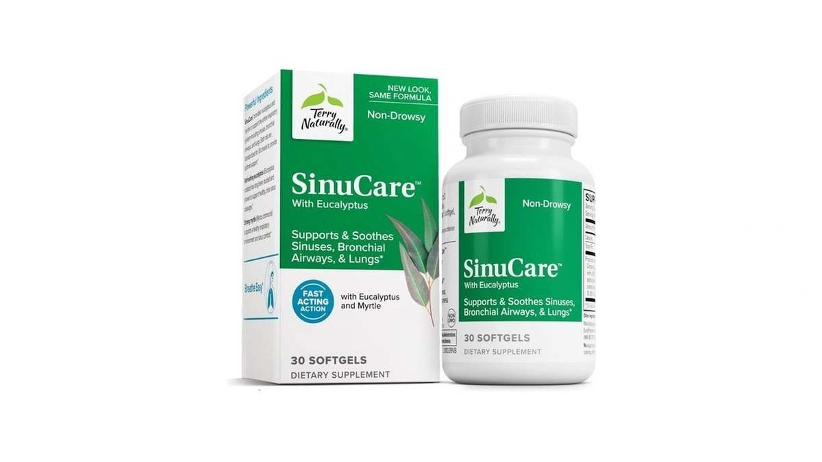 Terry Naturally Sinucare - Bronchial Wellness Support Supplement - Healthy