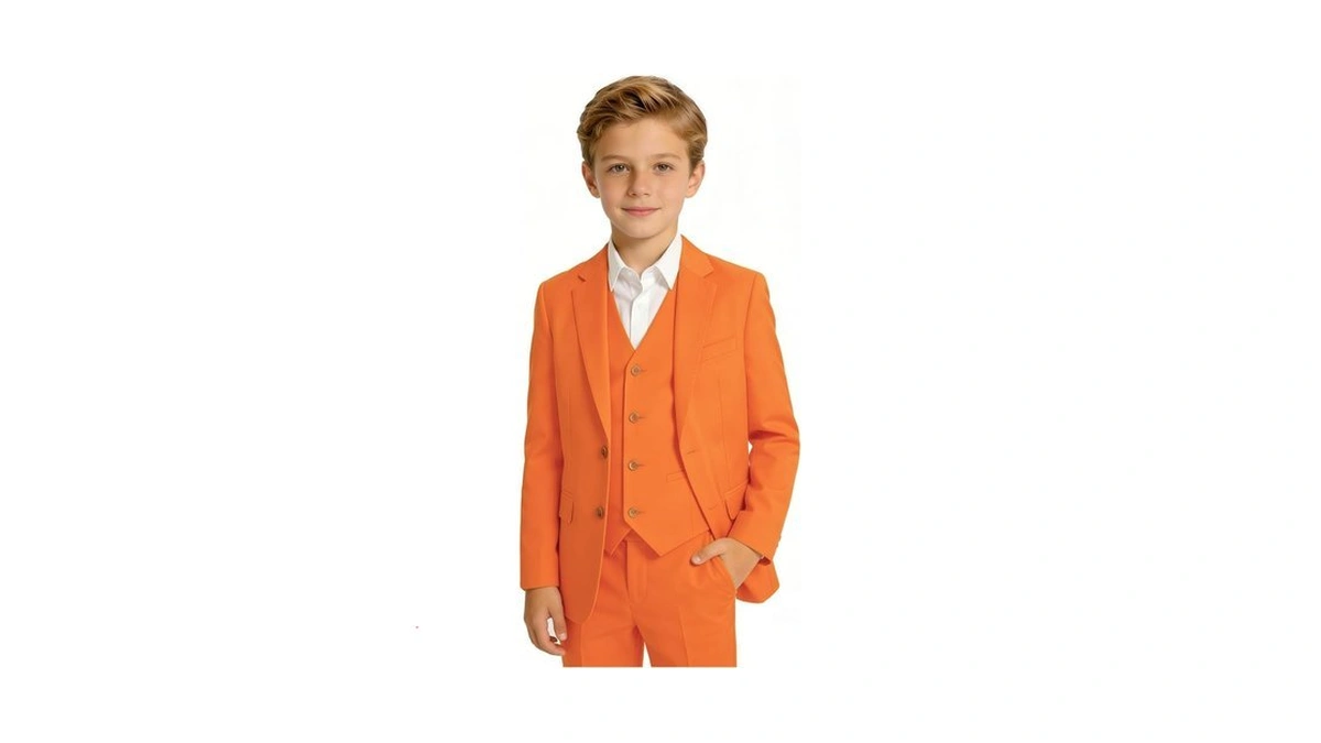 Yuanlu Toddler Tuxedo For Kids Slim Fit Baby Boys Suits