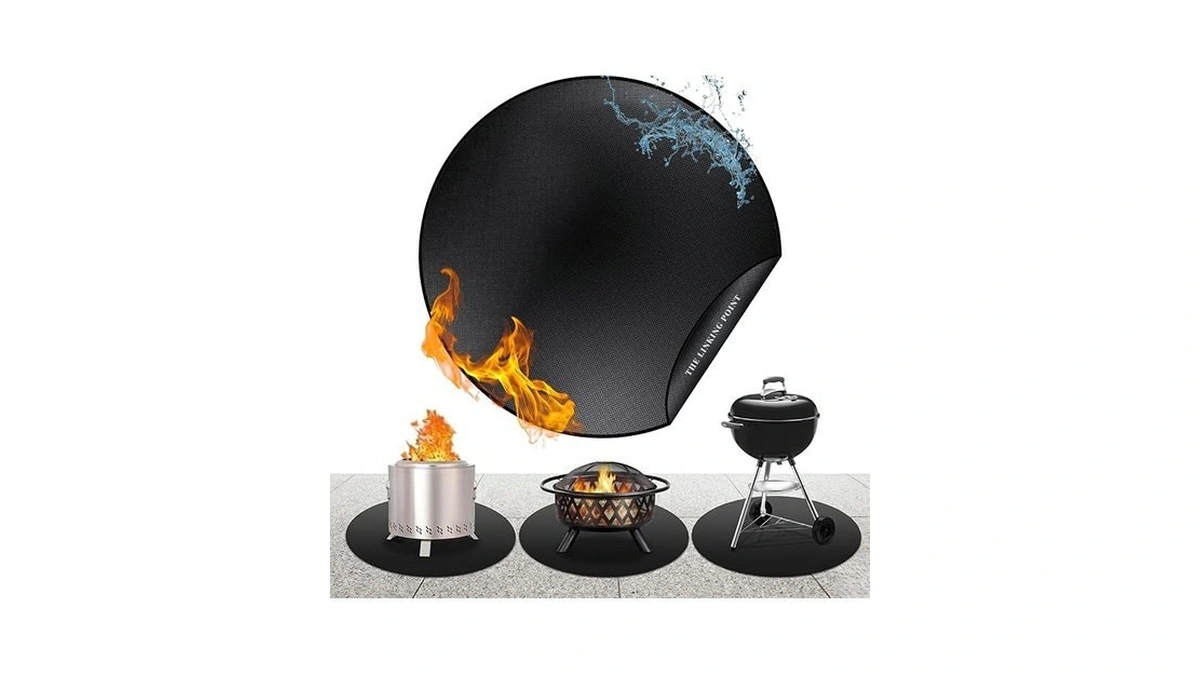 Fire Pit Mats For Under Fire Pit 36" - Heat