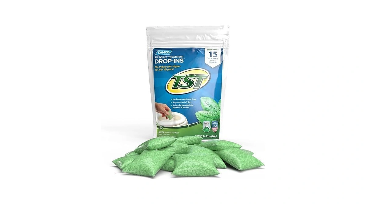 Camco Tst Rv Toilet Treatment Drop-ins - Control Unwanted Odors