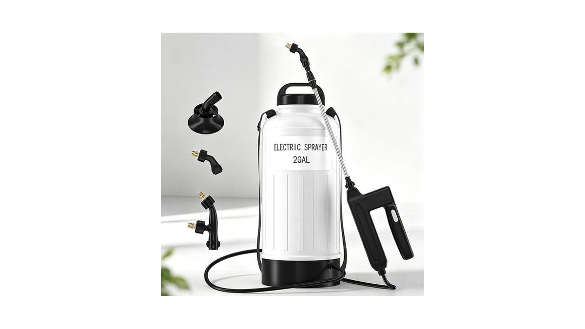 Budstr Electric Battery Powered Sprayer 2 Gallon, Usb Rechargeable 7.4v,
