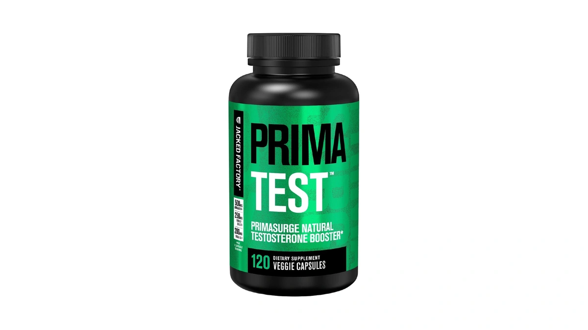 Jacked Factory Testosterone Booster For Men Primasurge - W/tongkat Ali,
