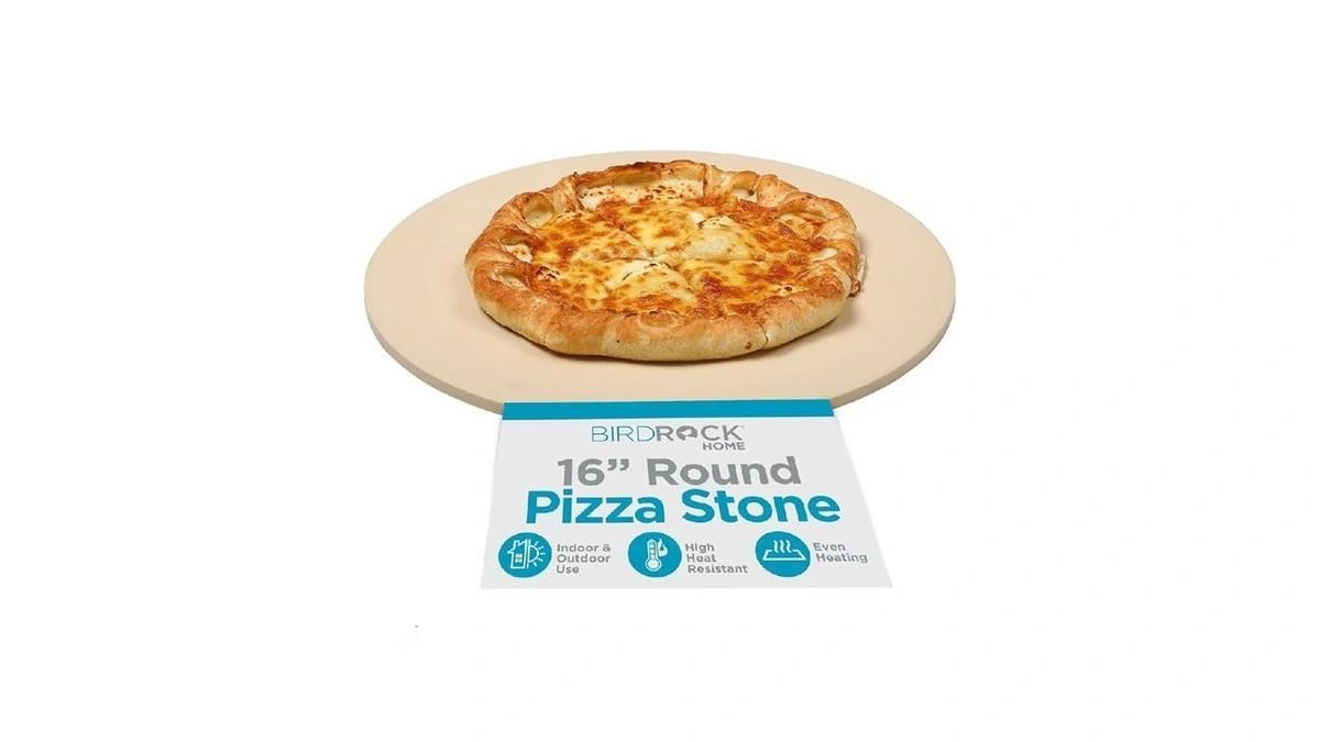Birdrock Home Pizza Stone For Oven And Grill | 16"