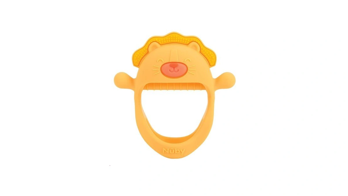Nuby Silicone Wrist Teething Mitten - Teether Ring - 3+