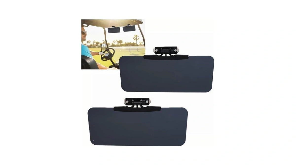 Woho 2pcs Magnetic Golf Cart Sun Visor For Polarized Anti-glare