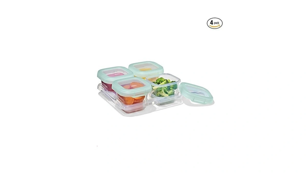 Oxo Tot Baby Blocks Food Storage Containers (6 Oz.) -