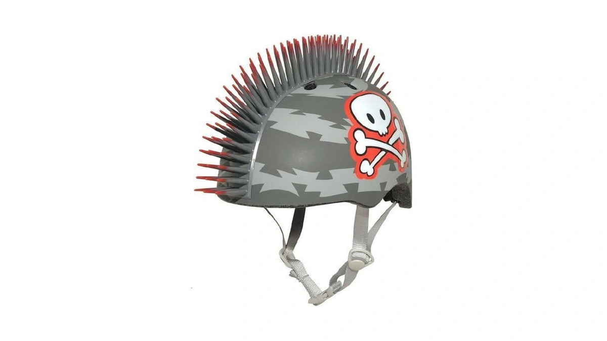Raskullz Miniz: Lil Pirate Mohawk Helmet, Grey, Ages 18-24 Months
