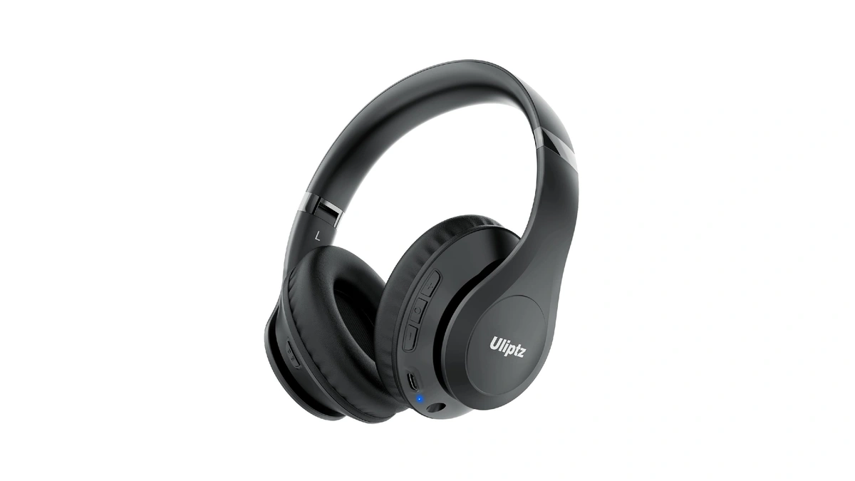 Uliptz Wireless Bluetooth Headphones, 65h Playtime, 6 Eq Sound Modes,