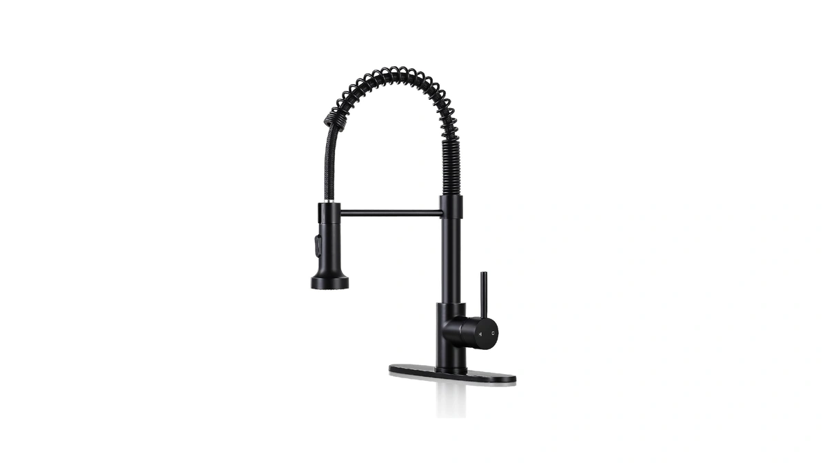 Djs Kitchen Sink Faucet With Pull Down Sprayer Single Handle