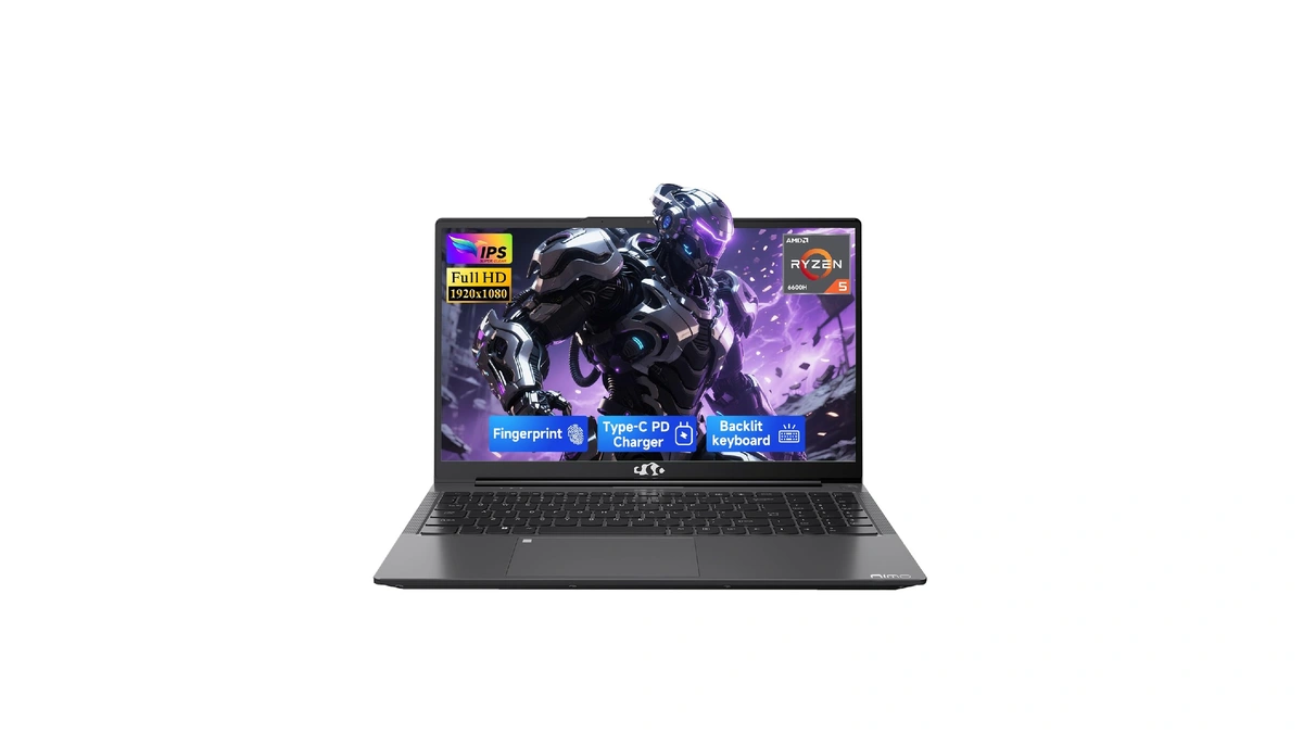Nimo 15.6" Ips Fhd-light Gaming-laptop,amd Ryzen 5 6600h 16gb Ddr5