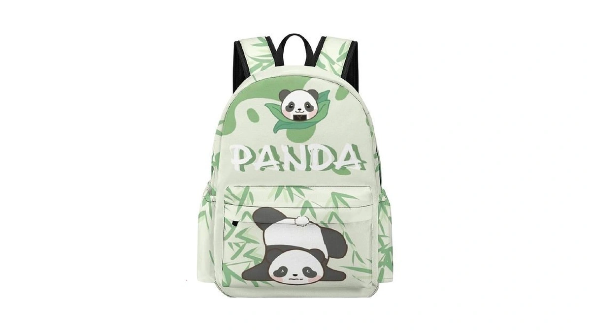 Vividsatch Panda Toddler Backpack 16.5 Inch Oxford Cloth School Backpack