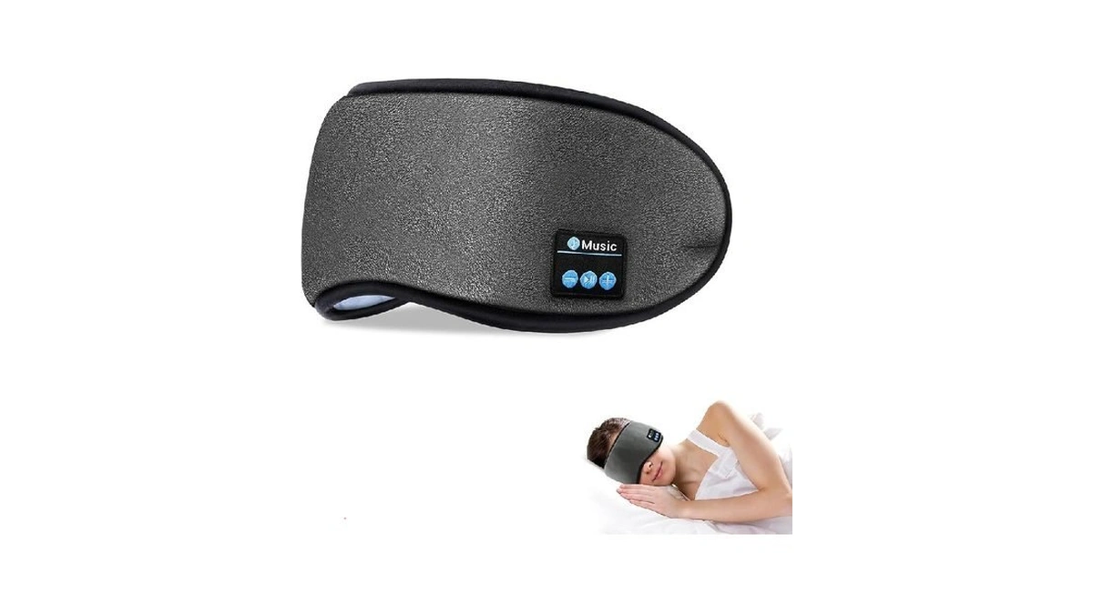 Wewow Sleep Headphones - Sleep Mask With Bluetooth Headphones (grey),
