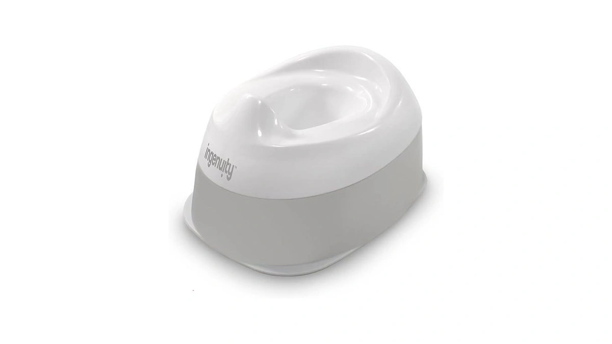 Ingenuity Ready Set Go Potty Training Toilet, Removable Bowl, Non-skid