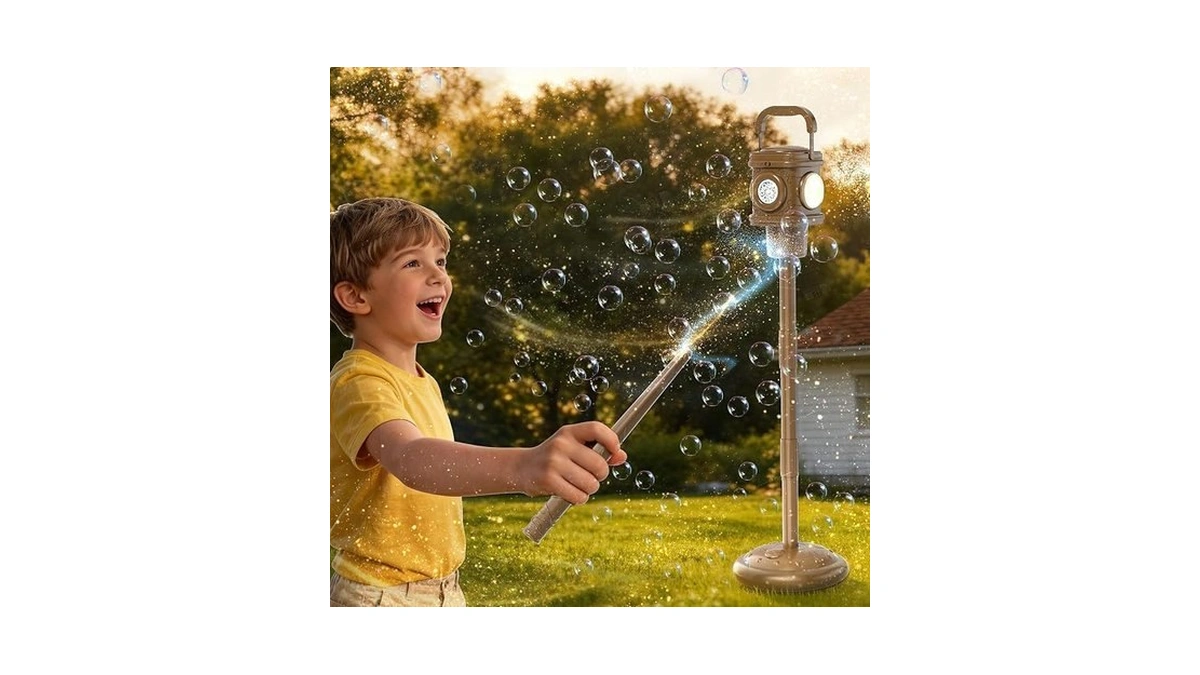 Blmukce Automatic Bubble Machine For Kids & Toddlers 1-3, Remote
