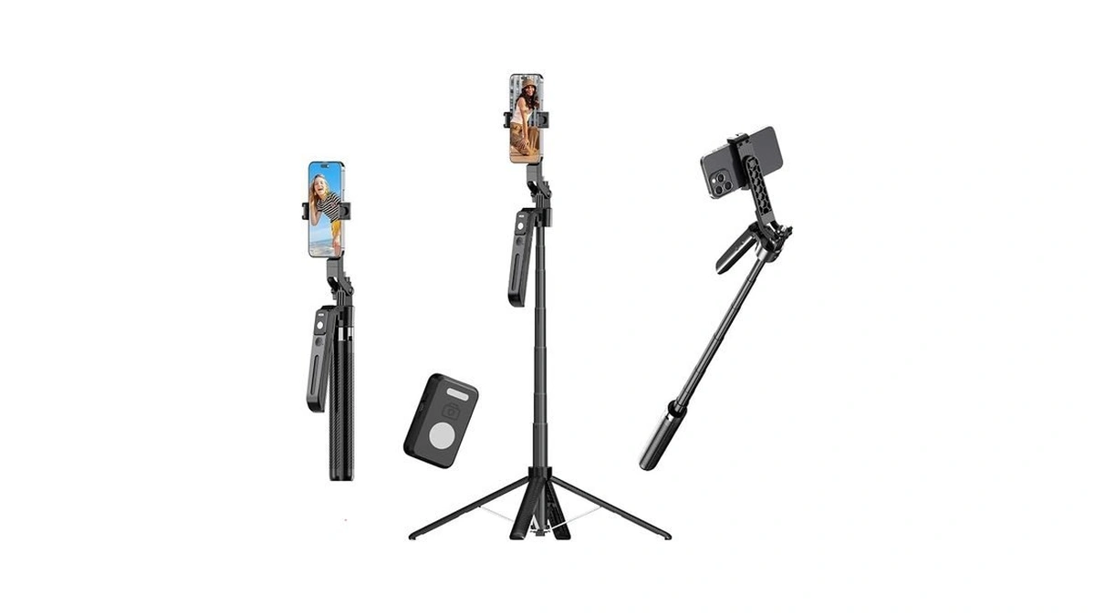 Funsnap 70.9" Auto Face Tracking Selfie Stick Tripod For Iphone