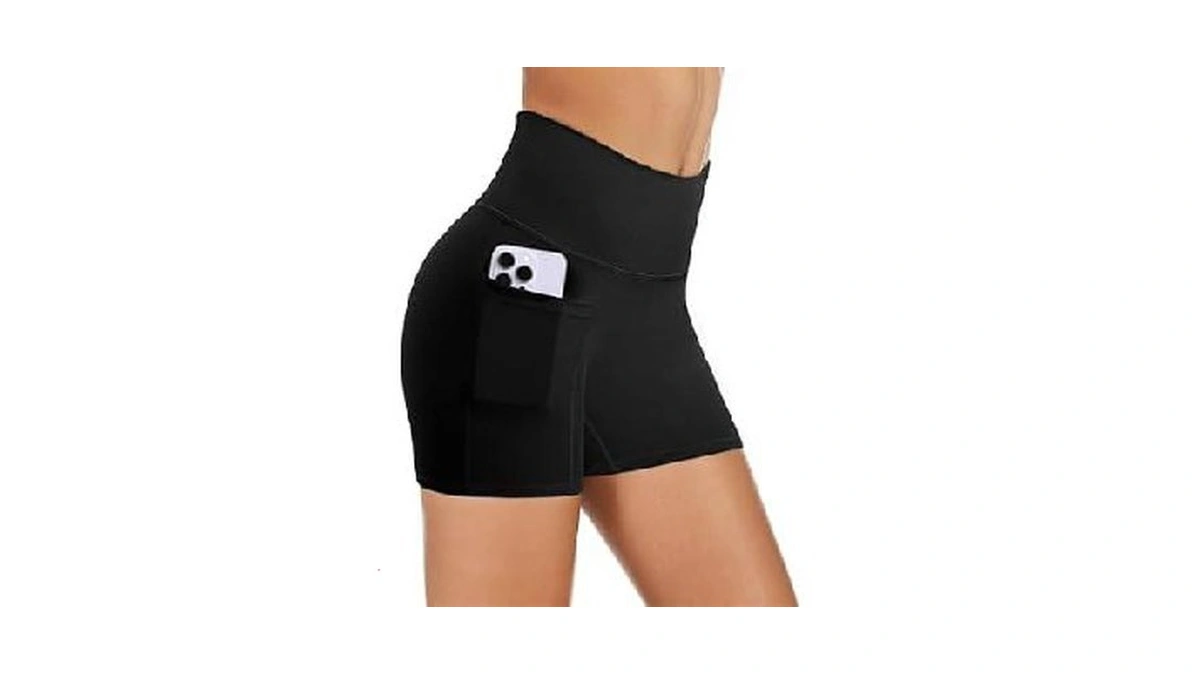 Copyleaf Biker Shorts Women With Pockets 5'' High Waisted Gym