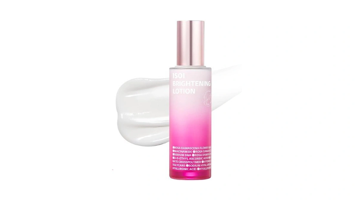 Isoi Rose Pdrn Lotion, Lightweight Daily Moisturizer With Niacinamide And