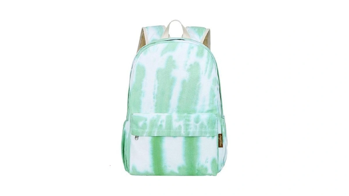 Lanola Canvas School Bag Backpack Girls Or Boy, Tie-dye Design