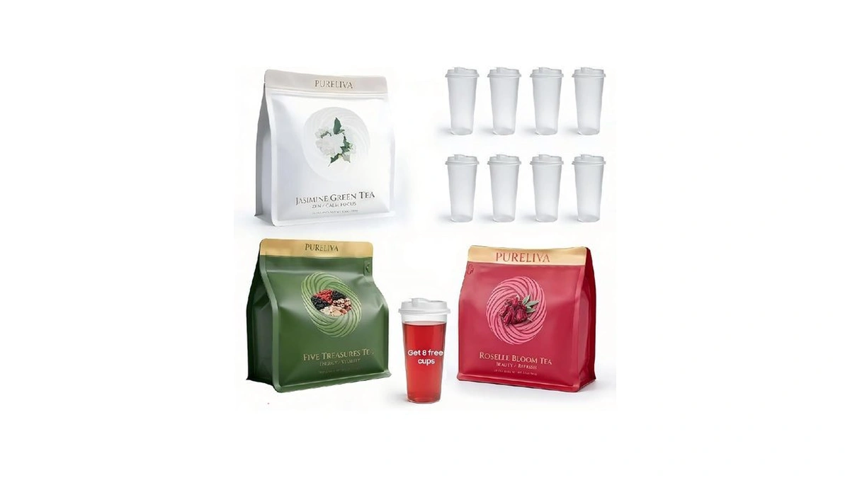 Herbal Tea Variety Pack (3 Packs, 60 Tea Bags) With