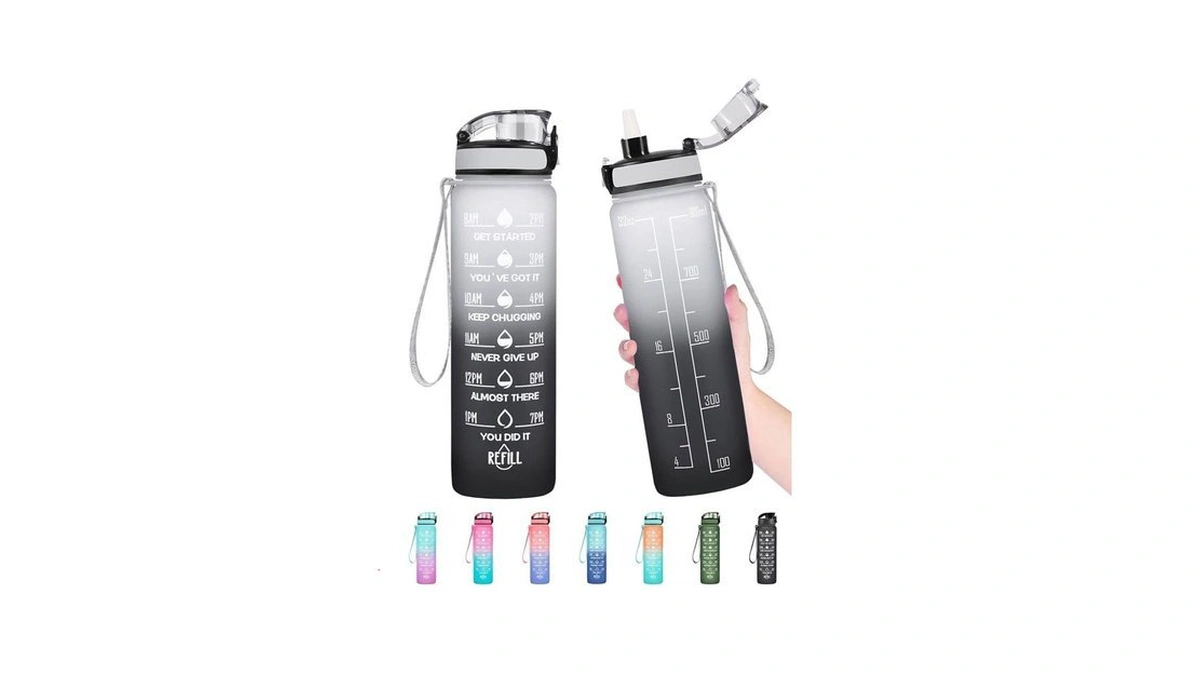Enerbone 32 Oz Water Bottle, Leakproof Bpa & Toxic Free,