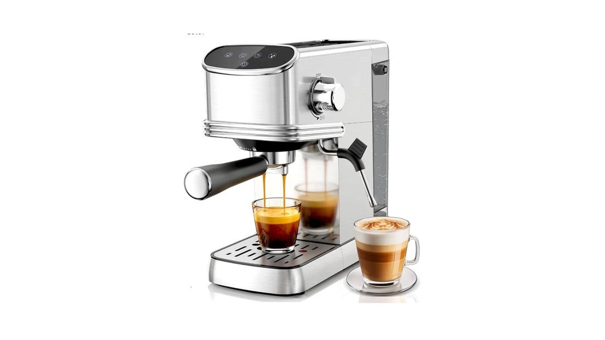 Kndko 20 Bar Espresso Machine, Espresso Maker With Milk Frother