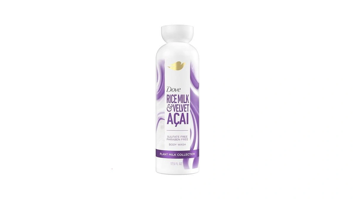 Dove Plant Milk Cleansing Body Wash Acai & Rice Milk