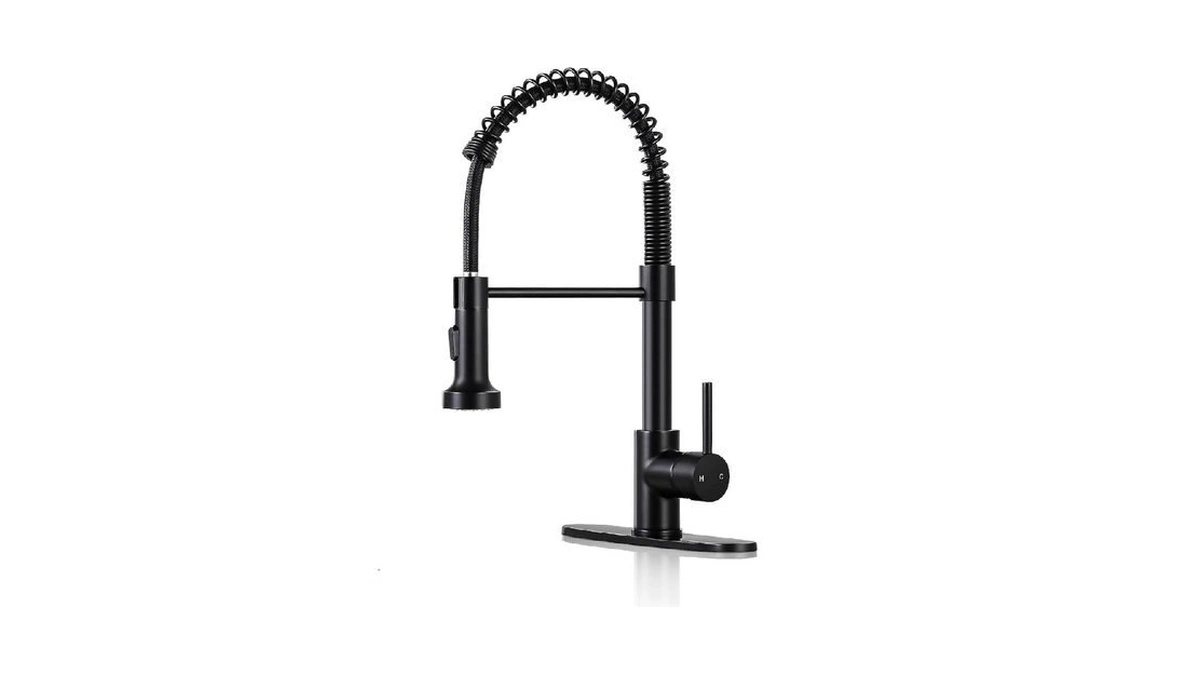 Djs Kitchen Sink Faucet With Pull Down Sprayer Single Handle