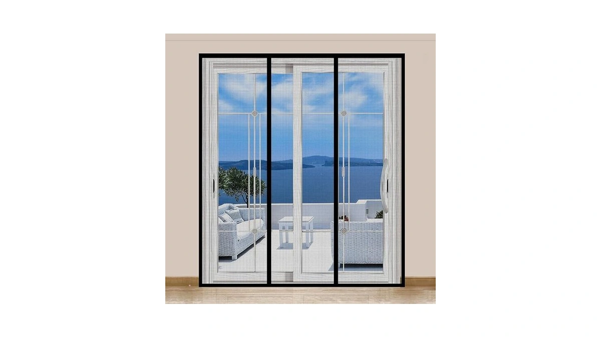 Magnetic Door Screen, Sanjianker Durable Fiberglass Mesh Curtain Heavy Duty