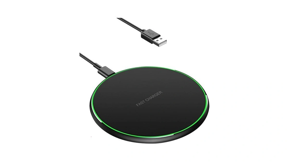 Wireless Charging Pad, Fast Charger, Ultra Slim Usb Dock