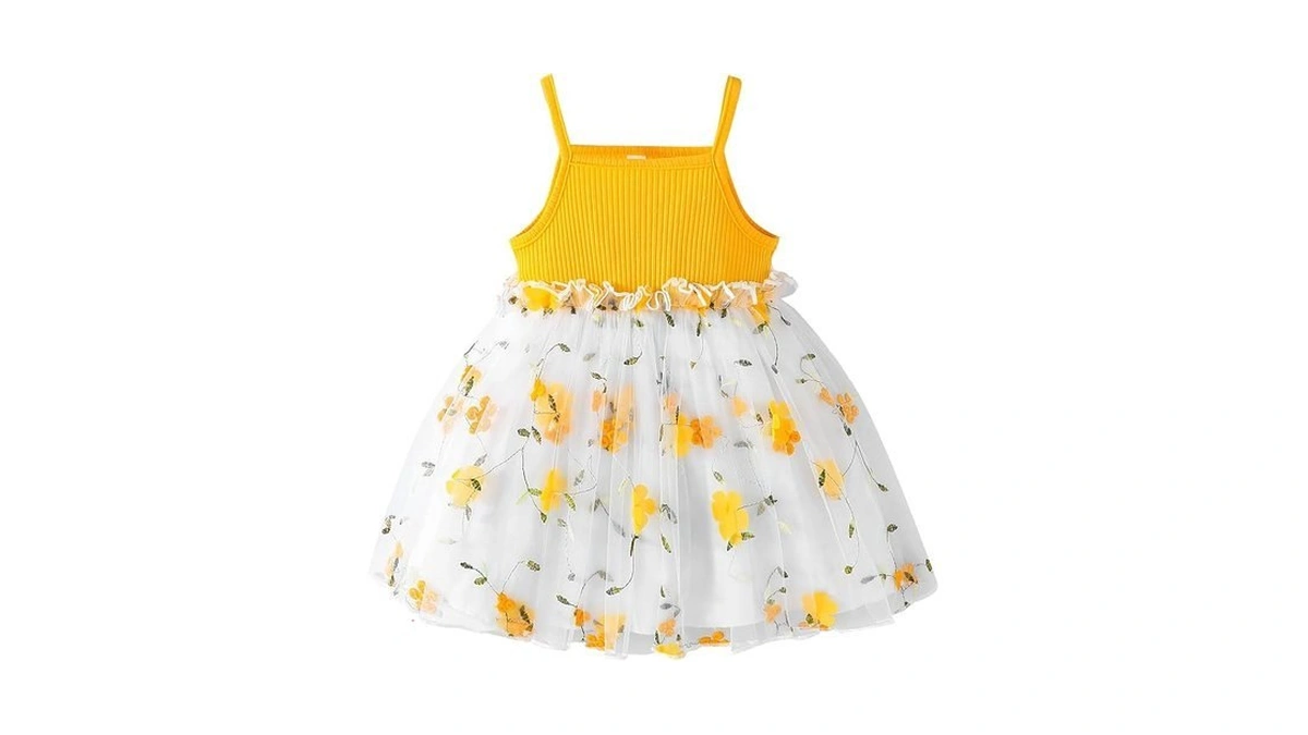 Chuyuku Toddler Baby Girl Sleeveless Dress Princess Tulle Dresses Summer