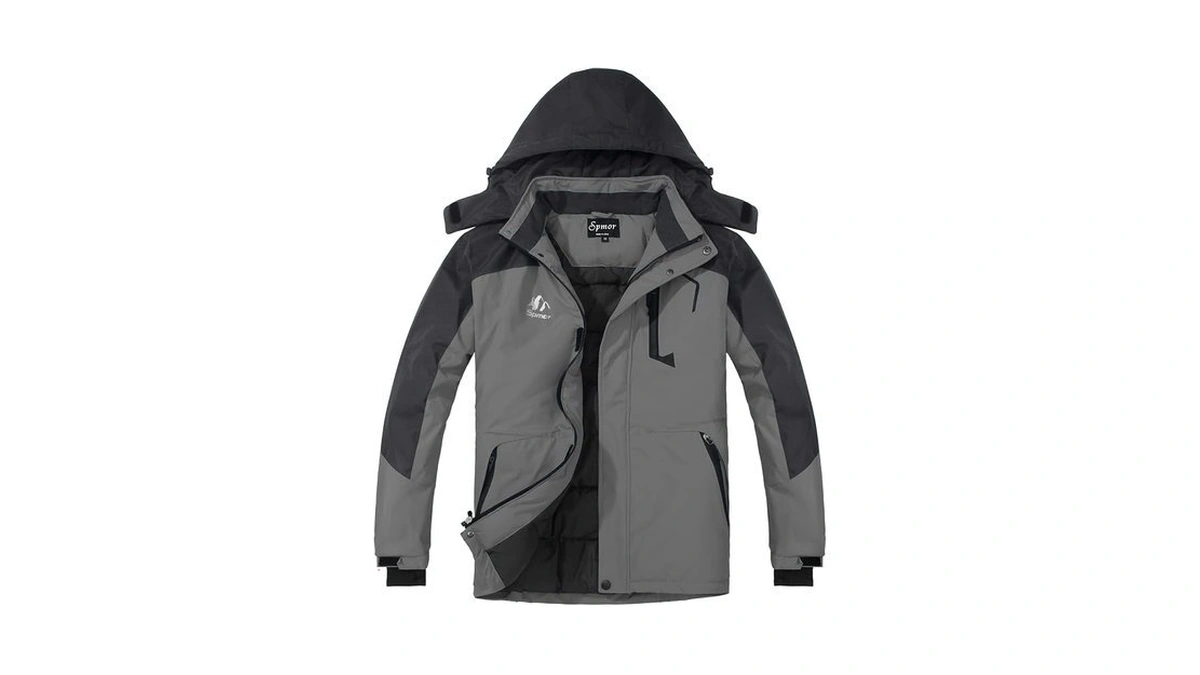 Spmor Women's Waterproof Ski Jacket Hooded Snowboard Coat Windproof Winter