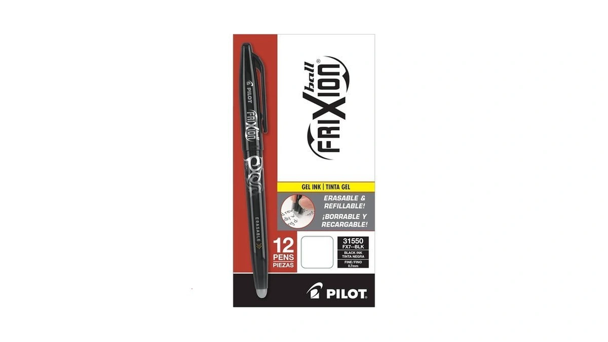 Pilot Frixion Ball Erasable & Refillable Gel Ink Stick Pens,