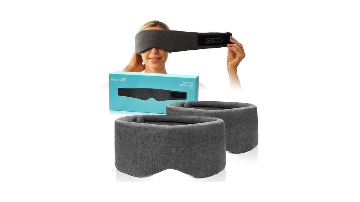 Sleep Mask,eye Mask Wrap-around Design, Light Shading, Breathable Fabric, Adjustable,
