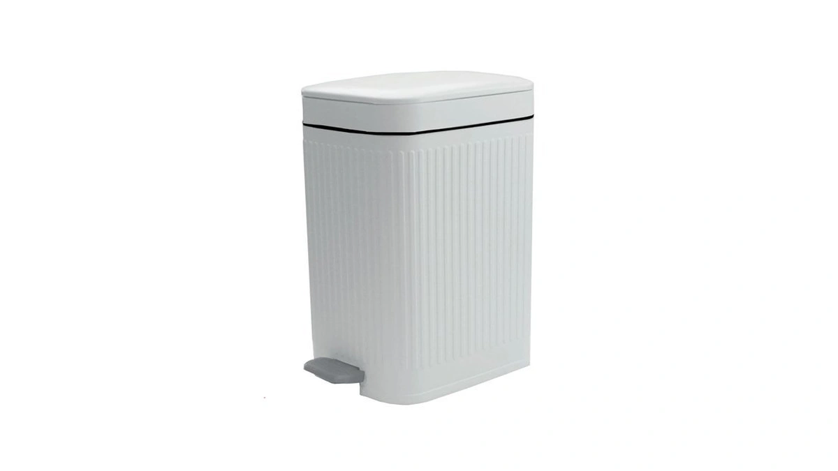 Feisco Small Trash Can With Lid,small Bathroom Trash Can With