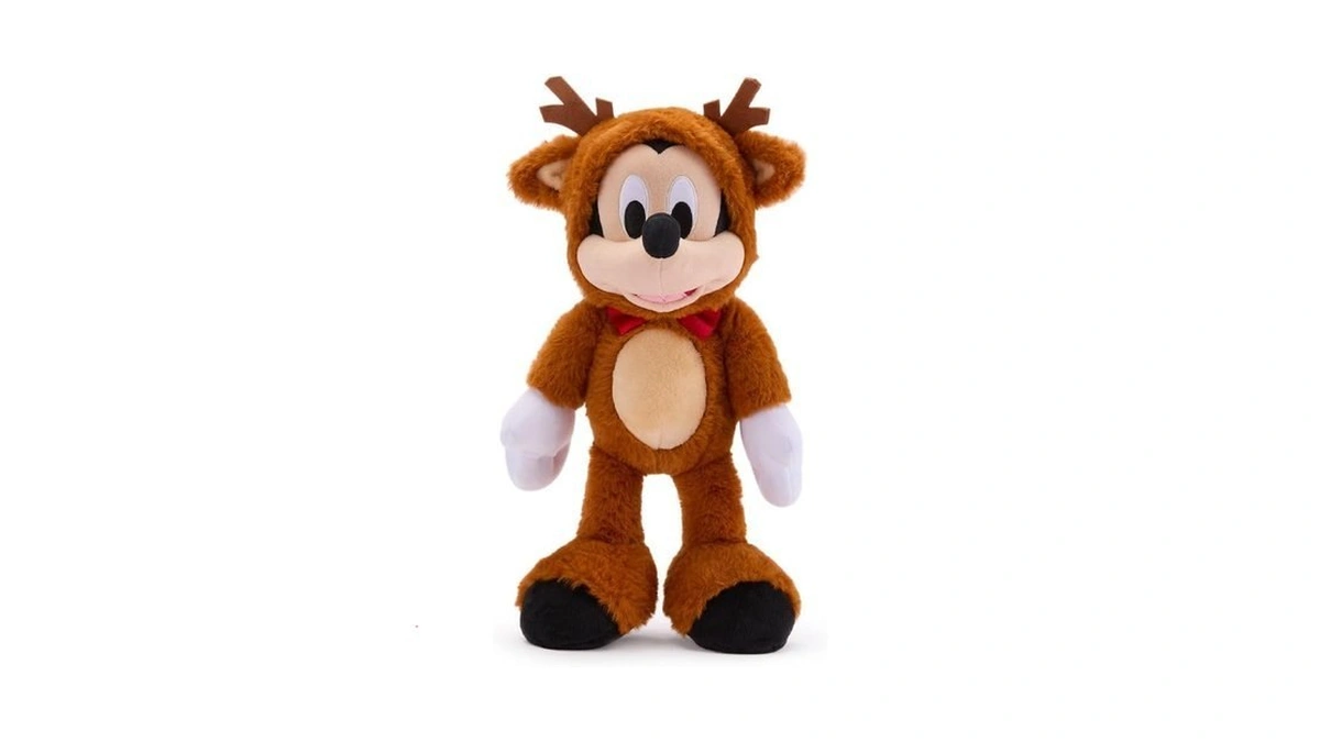 Disney Store Official Mickey Mouse Reindeer Holiday Plush - 15