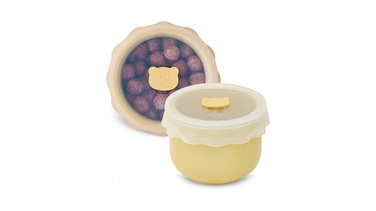 Firgi Ceramic Baby Food Storage Container, Airtight Bpa-free Jar With