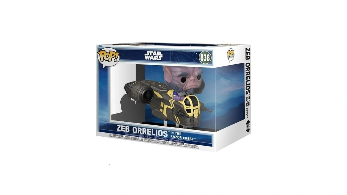 Funko Pop! Rides Deluxe: Mandalorian & Grogu - Zeb Orrelios