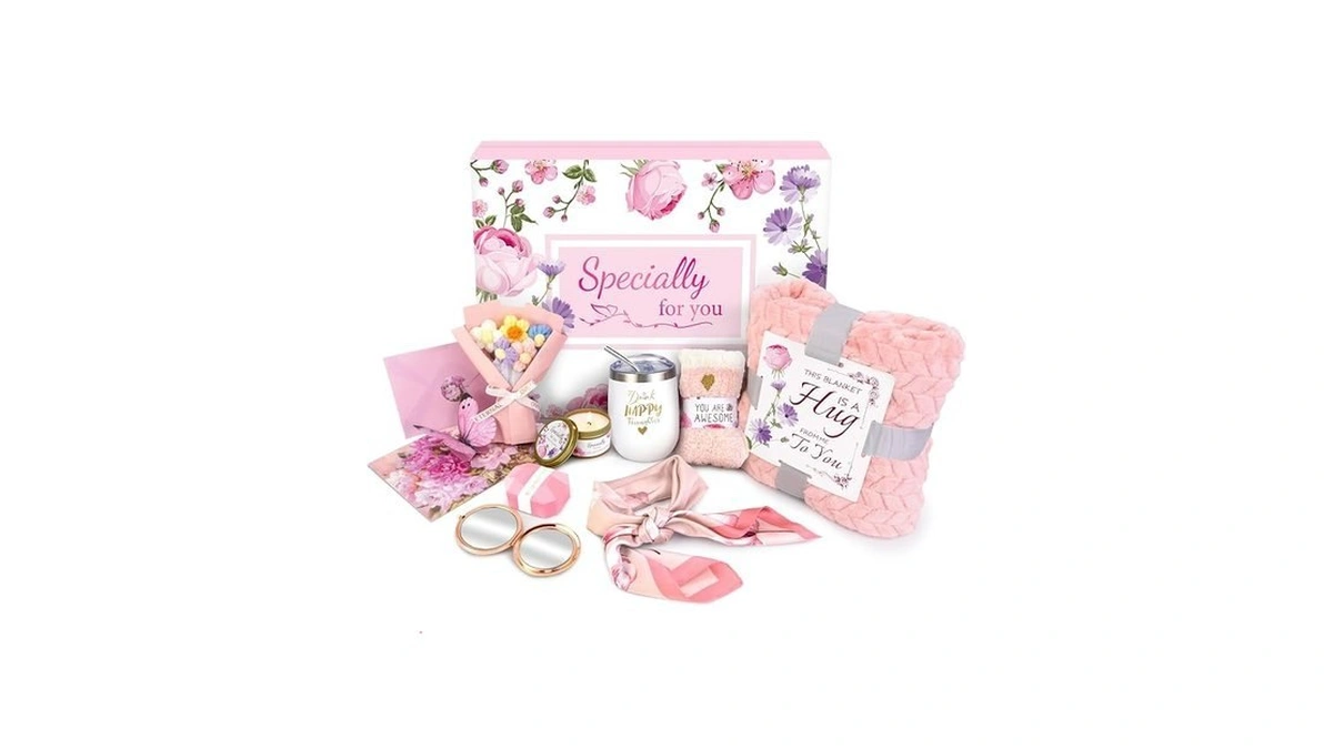 Elatedmore Gifts For Women Pink Gift Sets,get Well Soon, Birthday