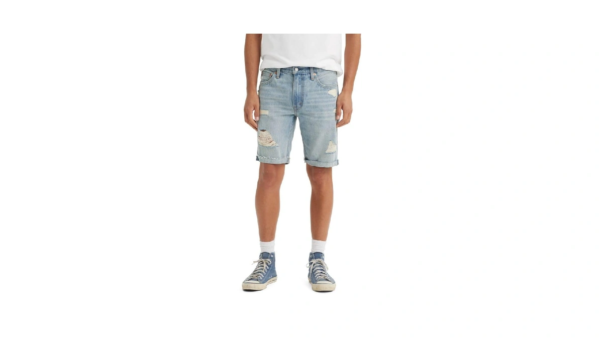 Levi Men Slim Cut Jean Shorts New