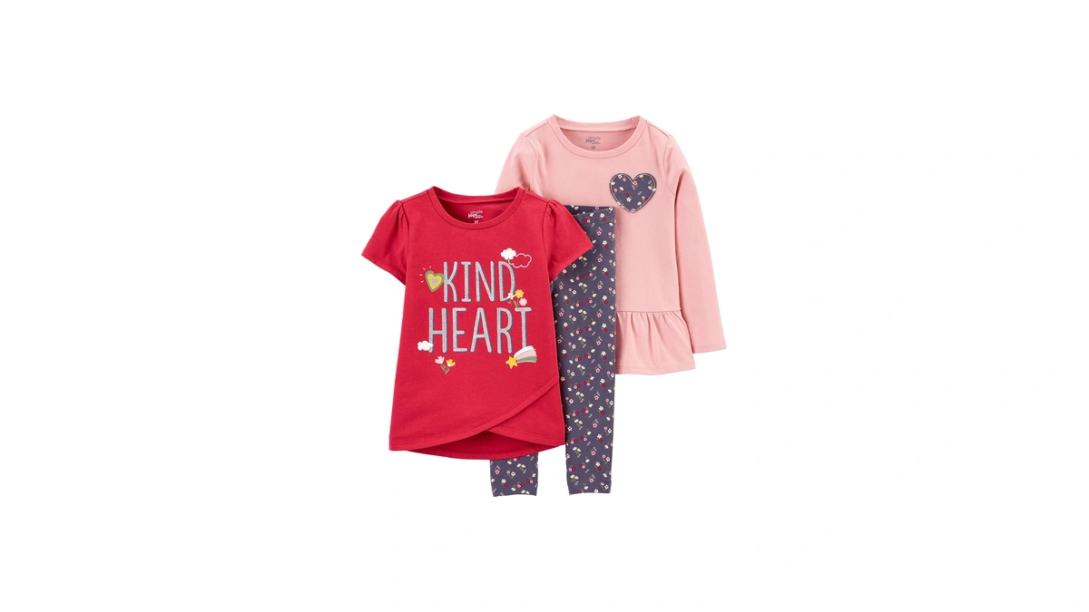 Simple Joys By Carter's Baby And Toddler Girls' 3-piece Playwear