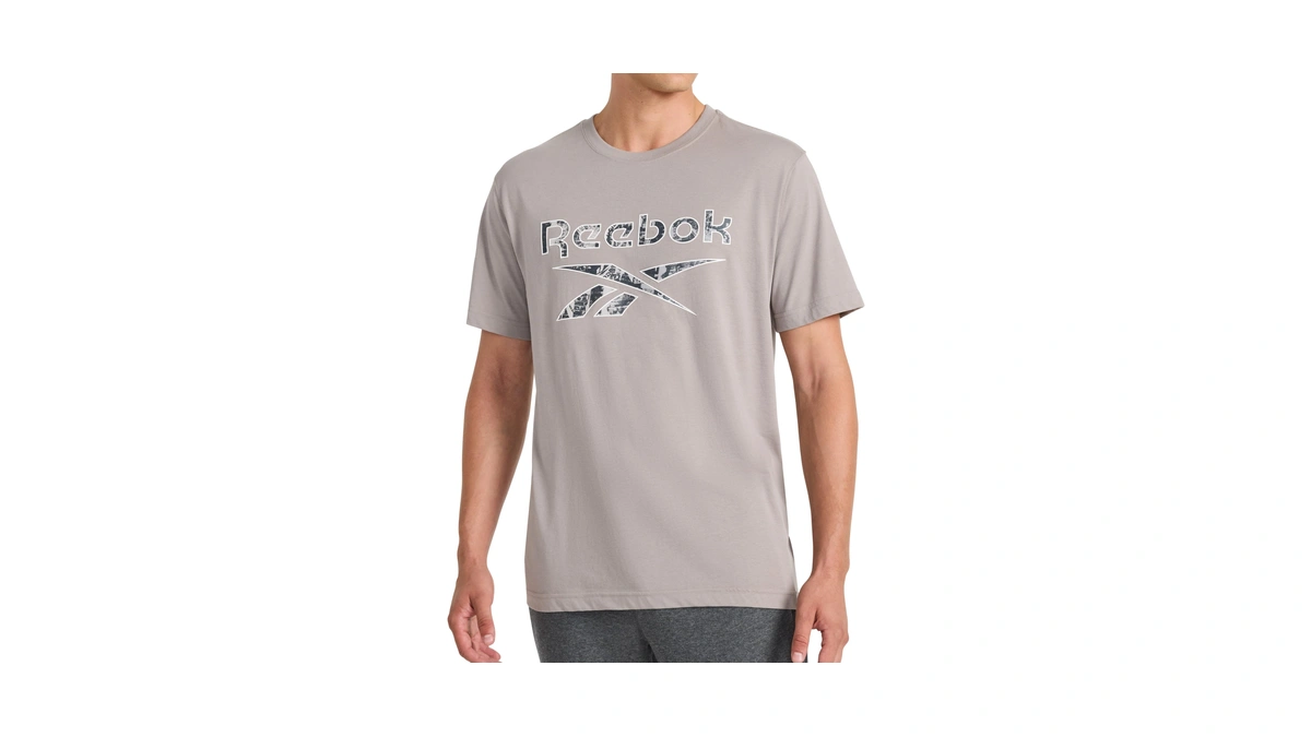 Reebok Menβs Unbound Short Sleeve Crewneck T-shirt, Standard Fit, Lightweight
