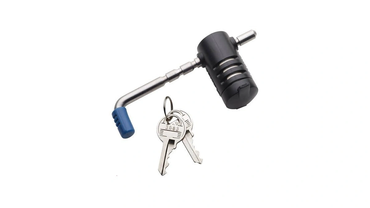Master Lock Trailer Lock, Stainless Steel Adjustable Coupler Latch Lock,