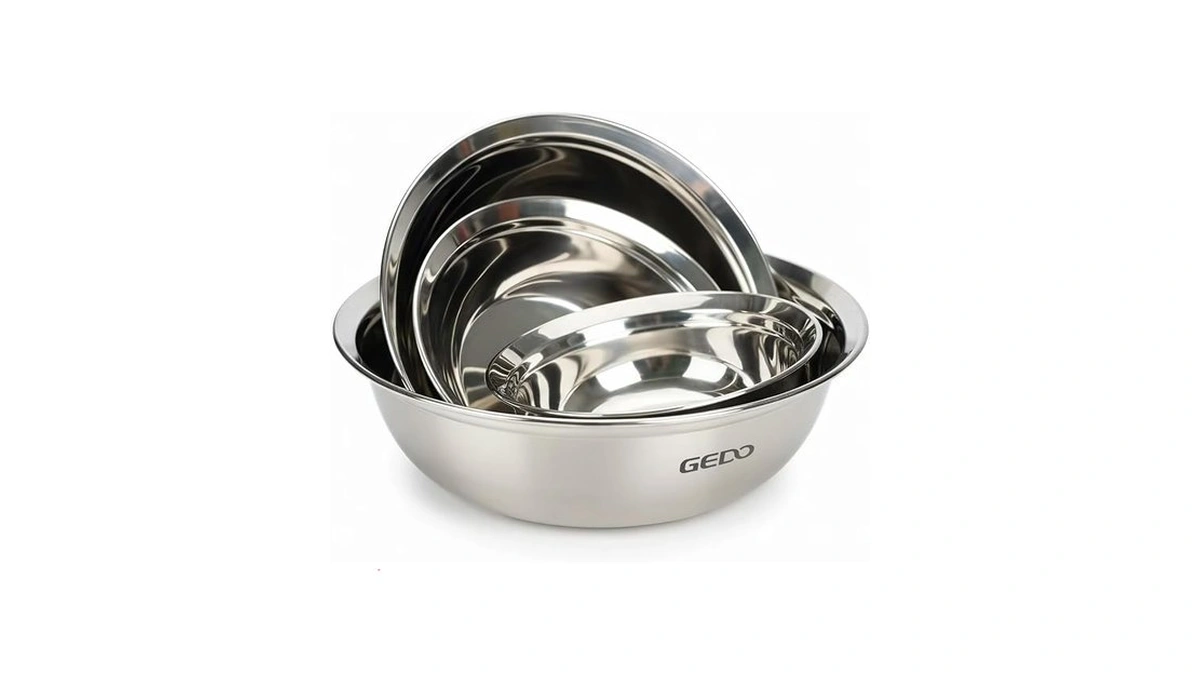 Gedo Stainless Steel 4 Piece Mixing Bowls Set, Sus316 Metal