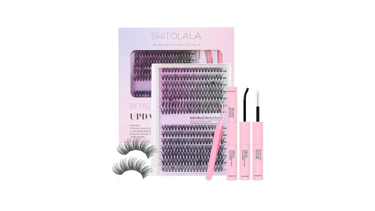 Shitolala 280pcs Lash Clusters Kit 9-16mm 30d 40d 0.07d Individual