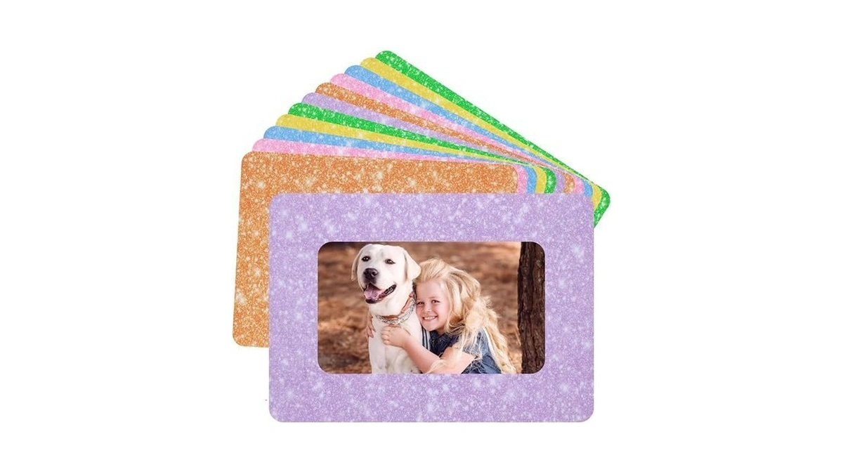 12pcs Magnetic Picture Frames For 4"x6" Photo, Locker Accessories For