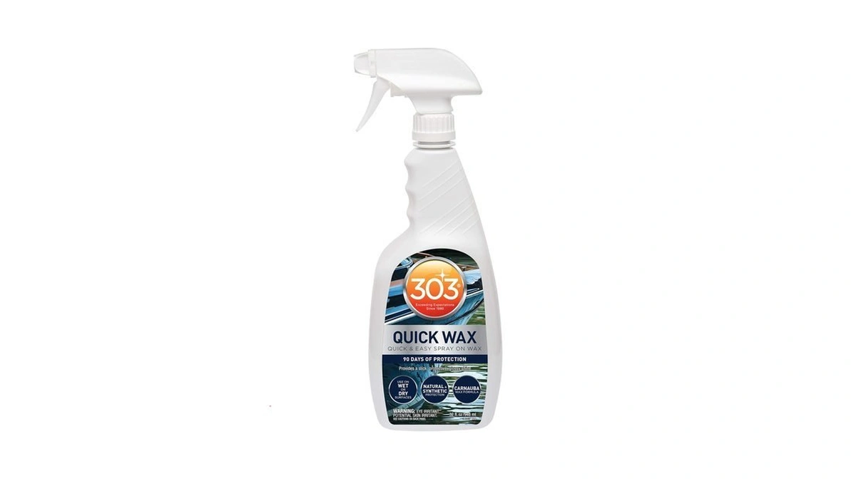 303 Marine Quick Wax For Fiberglass & Gelcoat, 32 Oz