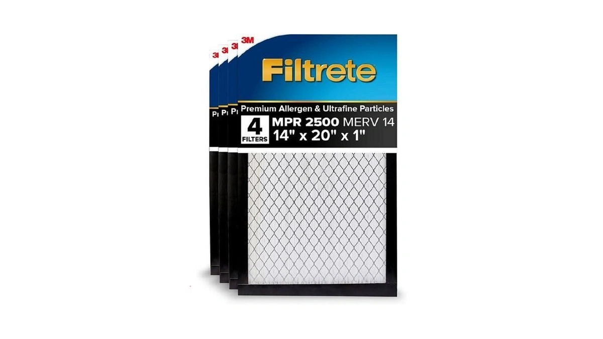 Filtrete 14x20x1 Ac Furnace Air Filter, Merv 14, Mpr 2500,