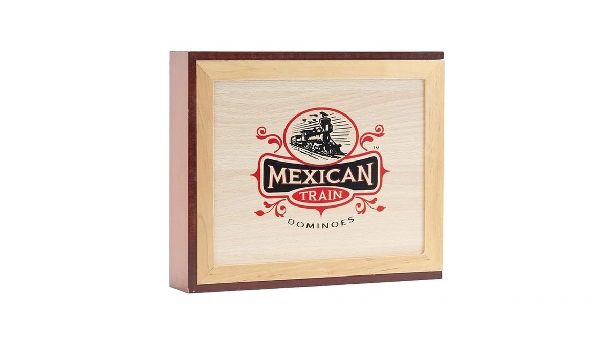 Front Porch Classics | Mexican Train Domino Set In Wooden
