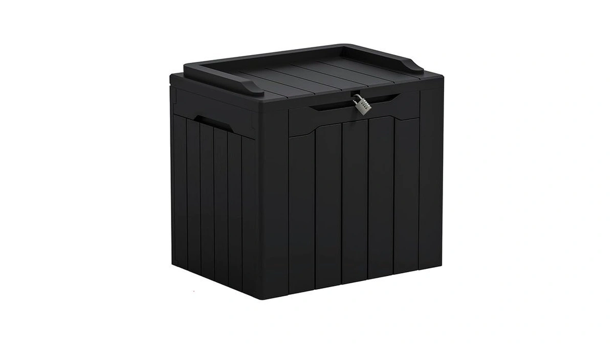 Greesum Outdoor Storage Box 31 Gallon Storage Box With Lid